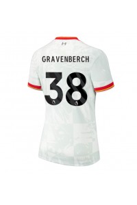 Liverpool Ryan Gravenberch #38 Voetbaltruitje 3e tenue Dames 2024-25 Korte Mouw